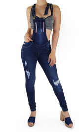 18941 Denim Jumpsuit Maripily Rivera
