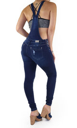 18941 Denim Jumpsuit Maripily Rivera