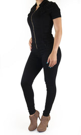 18943 Denim Jumpsuit Maripily Rivera