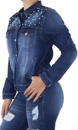 18946 Women Denim Jacket by Maripily Rivera