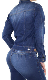 18946 Women Denim Jacket by Maripily Rivera