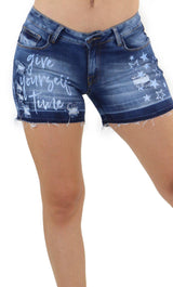 18970 Denim Short Women Maripily Rivera