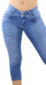18999 Capri Skinny Jeans Women Maripily Rivera