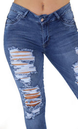 19037 Skinny Jeans Women Maripily Rivera