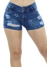 19622 Denim Short by Maripily Rivera - Pompis Stores