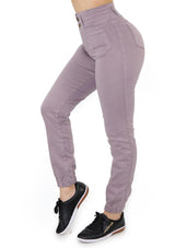 19926 Mauve Skinny Jean by Maripily Rivera (Jogger) - Pompis Stores