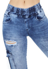 19969 Jogger/Cargo Jean by Maripily Rivera - Pompis Stores