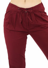 19990 Wine Jogger Jeans Maripily Rivera