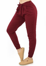 19990 Wine Jogger Jeans Maripily Rivera