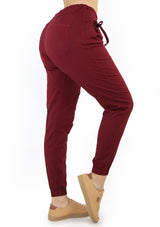 19990 Wine Jogger Jeans Maripily Rivera