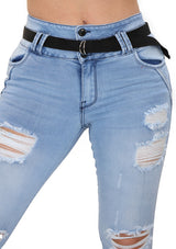 20811 Destroyed Skinny Jean by Maripily Rivera