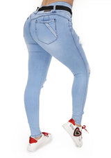 20811 Destroyed Skinny Jean by Maripily Rivera