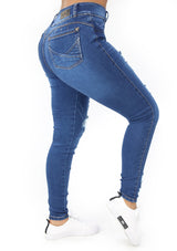 20855 Ripped Skinny Jean by Maripily Rivera