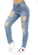 20886 Ripped Relax Fit Jean by Maripily Rivera