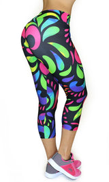 1019CA Maripily Activewear Capri Leggings