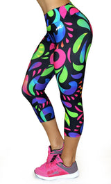 1019CA Maripily Activewear Capri Leggings