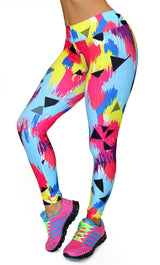 1053 Maripily Activewear Print Leggings - Pompis Stores