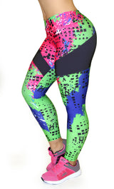 3003 Maripily Activewear Print Leggings