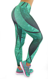 3038 Maripily Women Activewear Print Legging