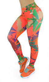 3044 Maripily Women Activewear Print Legging