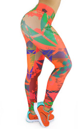3044 Maripily Women Activewear Print Legging