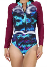 MRPSW6532 Traje de Baño Manga Larga de 1 pieza by Maripily Rivera