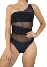 MRPSW6558 Traje de Baño Enterizo One Shoulder by Maripily Rivera
