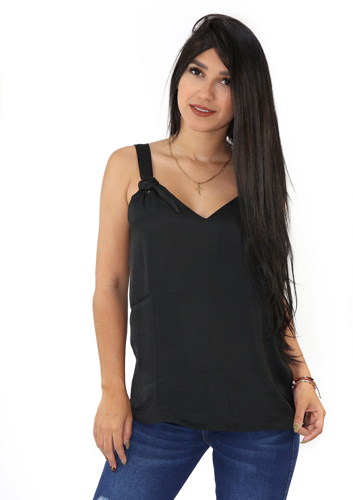 NZ-MT-110821 Black Blusa de Mujer
