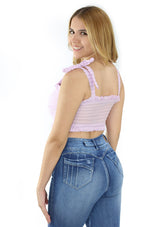 OT-1238464 Lilac Crop Tops de Mujer