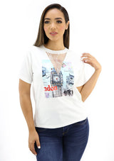 SAST1921 Blusa de Mujer by Salt - Pompis Stores