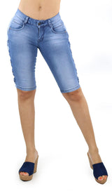 1112 Scarcha Women Denim Capri