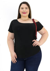 SC-MA-2199TX Blusa de Mujer Plus Size by Scarcha