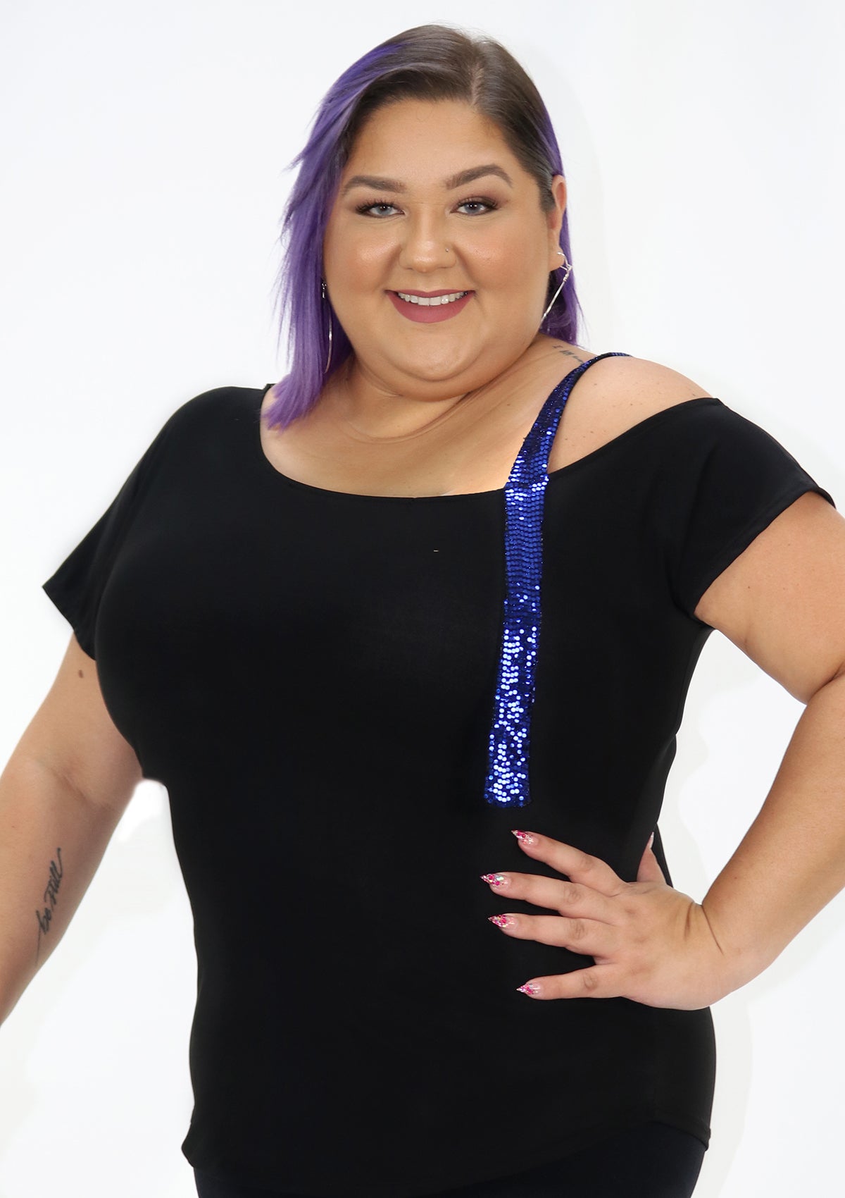 SC-MA-2199TX Blusa de Mujer Plus Size by Scarcha