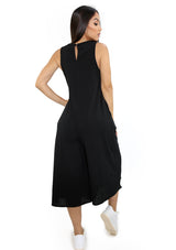 PL5665 Black Jumpsuit de Mujer