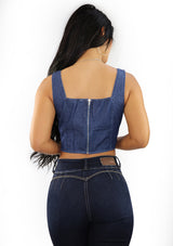 SUSLT1020 Crop Top de Mujer