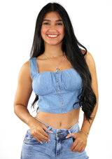 SUSLT1020 Crop Top de Mujer
