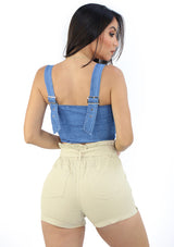 SUSLT1021 Crop Top de Mujer