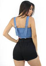 SUSLT1021 Crop Top de Mujer