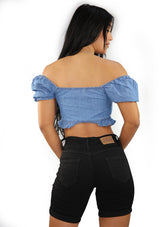 SUSLT1026 Crop Top de Mujer