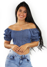 SUSLT1026 Crop Top de Mujer