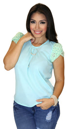 30361 Crochet Blouse Trendy by Keila Hernandez