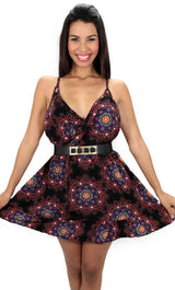 3669 Floral Print Dress Trendy by Keila Hernández - Pompis Stores