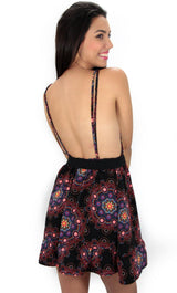 3669 Floral Print Dress Trendy by Keila Hernández - Pompis Stores