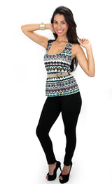 3697 Peplum Back Crop Top Trendy by Keila Hernández - Pompis Stores