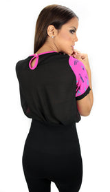 3710 Tribal Chiffon Tee Trendy by Keila Hernández - Pompis Stores