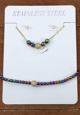 1091 Set Pantalla, Charms, Cadena y Pulsera - Pompis Stores