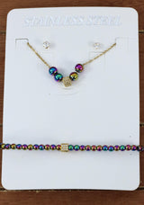 1091 Set Pantalla, Charms, Cadena y Pulsera - Pompis Stores