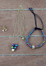 1091 Set Pantalla, Charms, Cadena y Pulsera - Pompis Stores