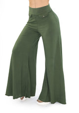 ZIJP10950 Pantalón Palazzo de Mujer