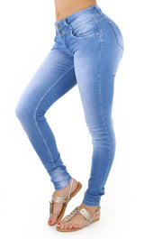 18590 Maripily Women's Distressed Skinny Jean